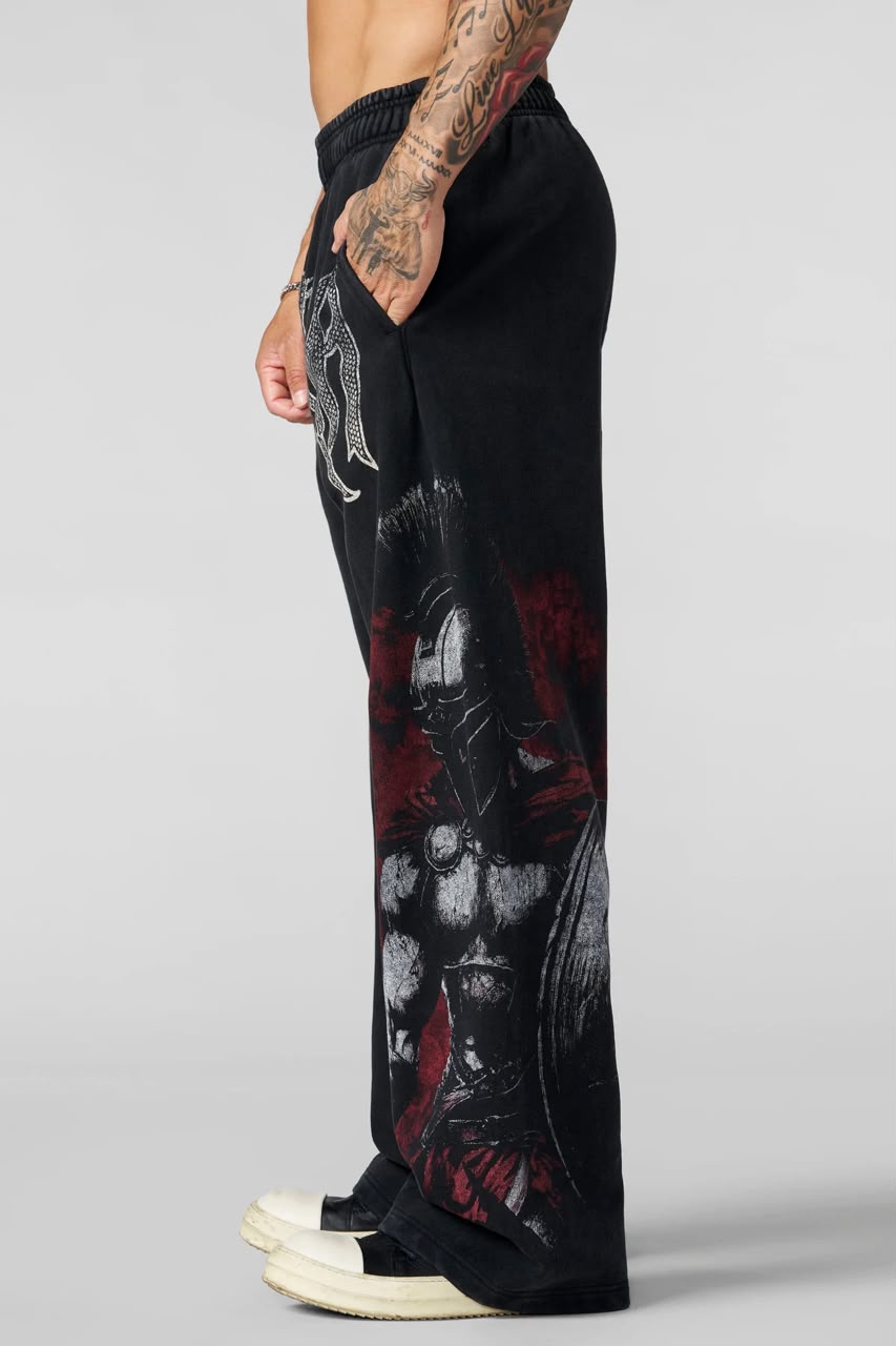 YLA × Axel - Spartan Sweats Black/Red