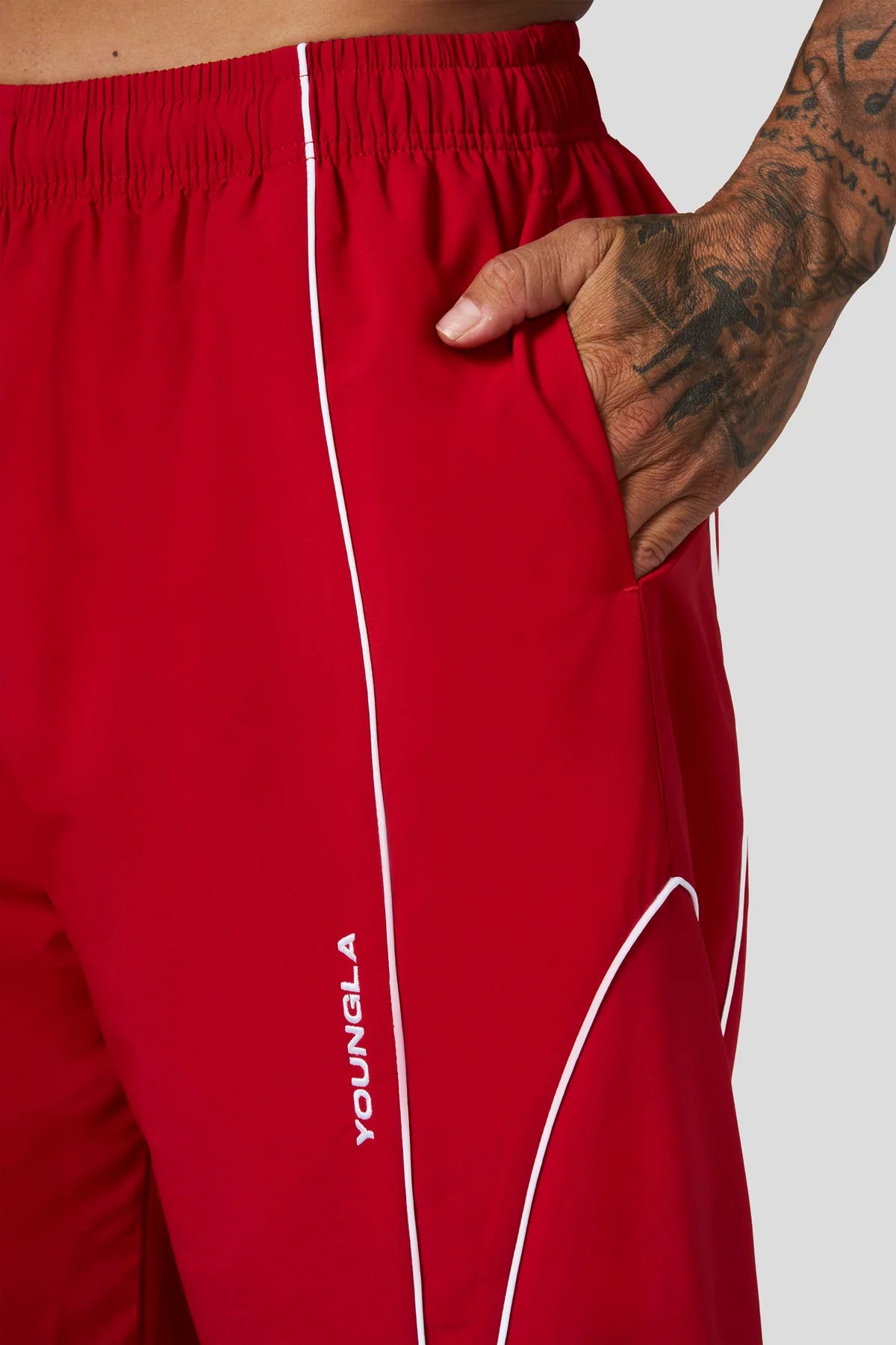 Young LA Arc Sports Pants Red