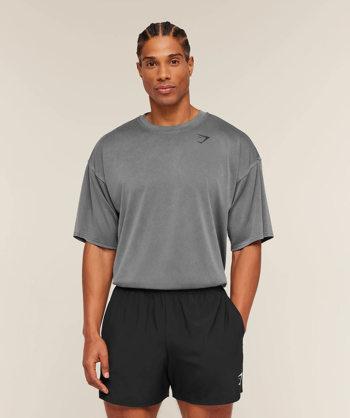 Gymshark Washed Pastels T-Shirt Black/Wash