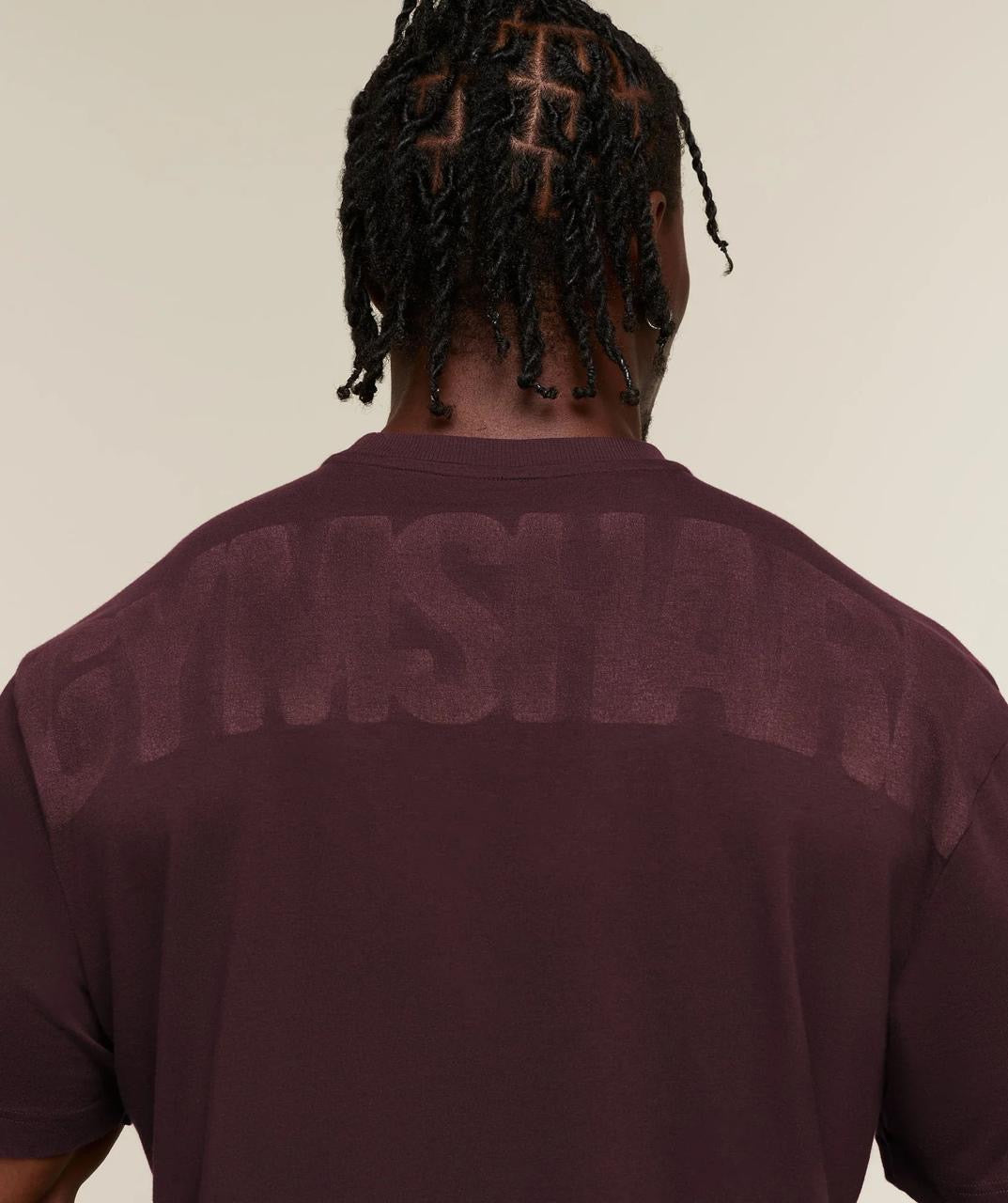 Gymshark Power Washed Oversized T-Shirt Cherry Purple Wash