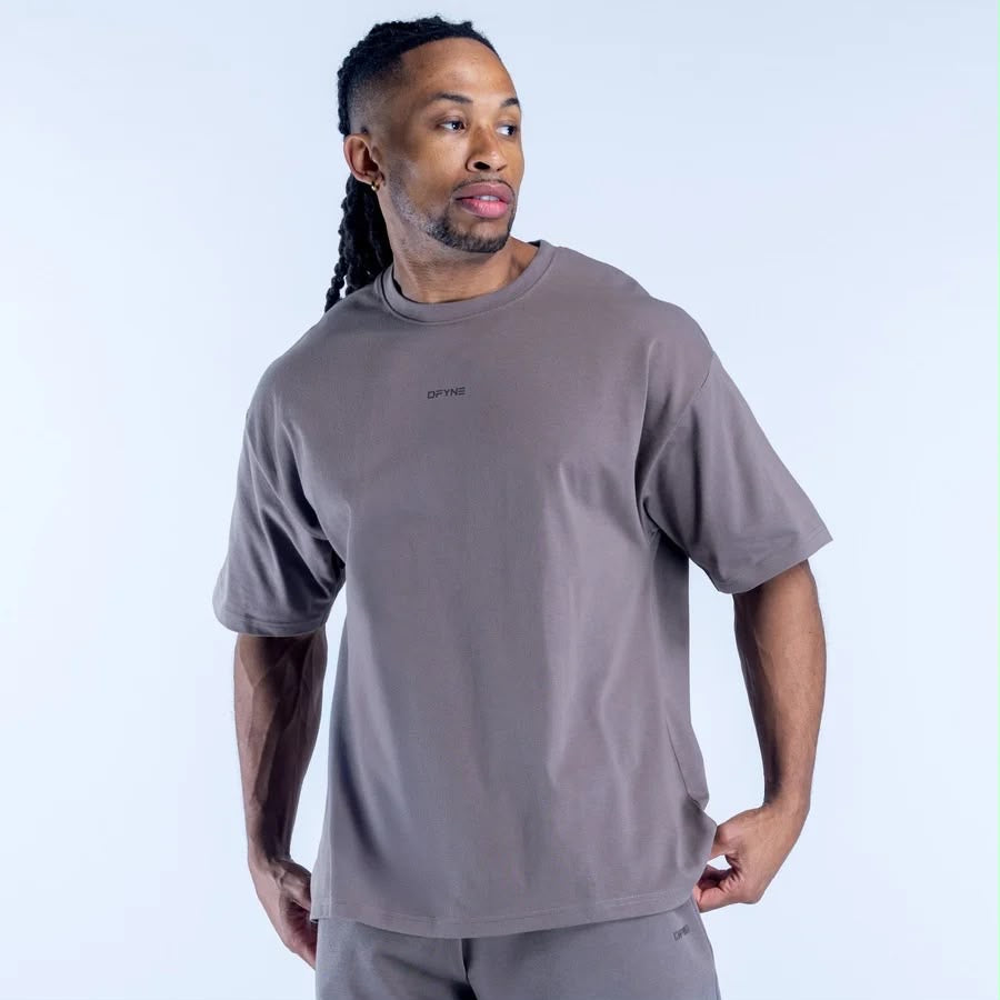 DFYNE Recharge Graphic T-Shirt Grey