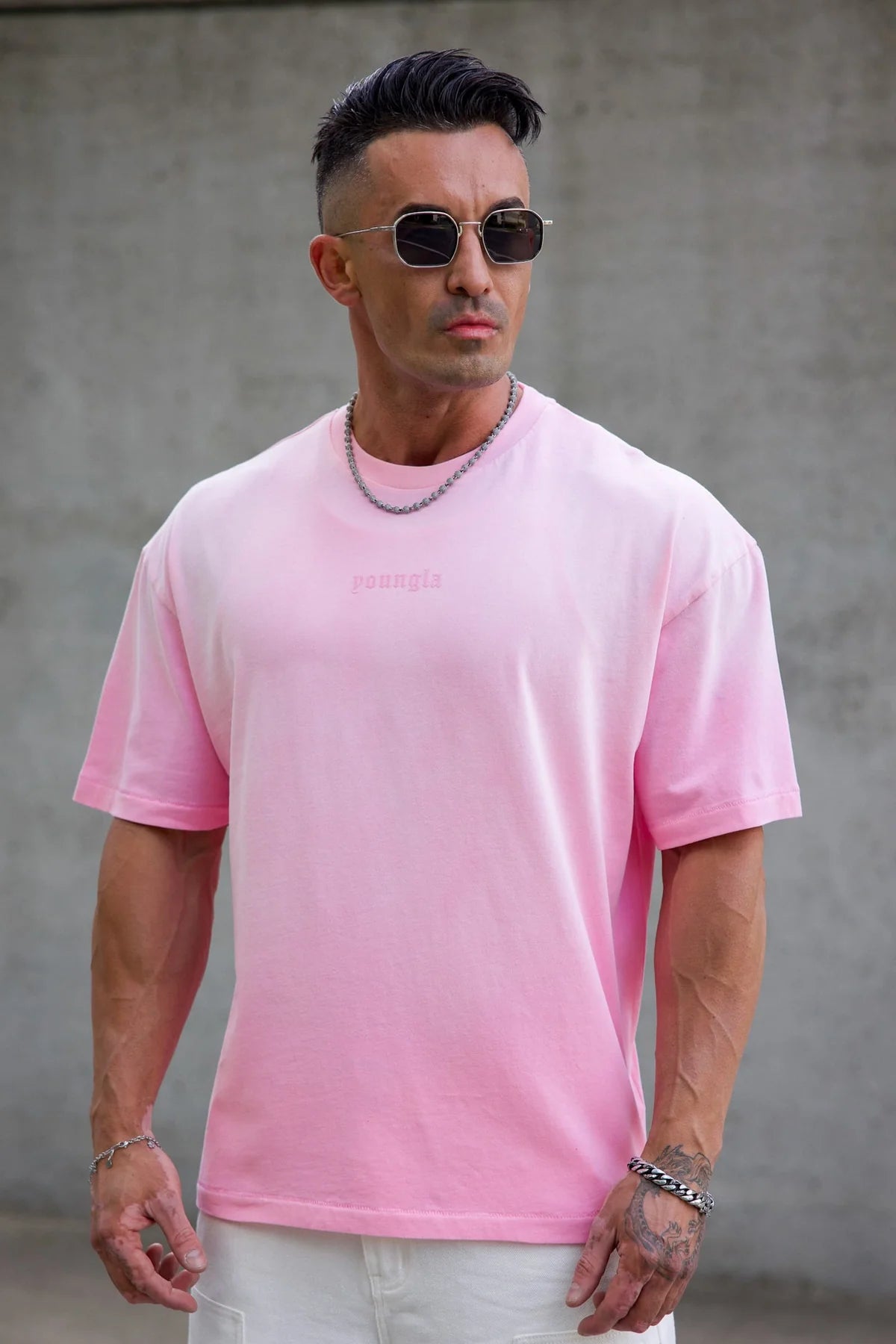 YoungLA Summer Soft Tee Pink Wash