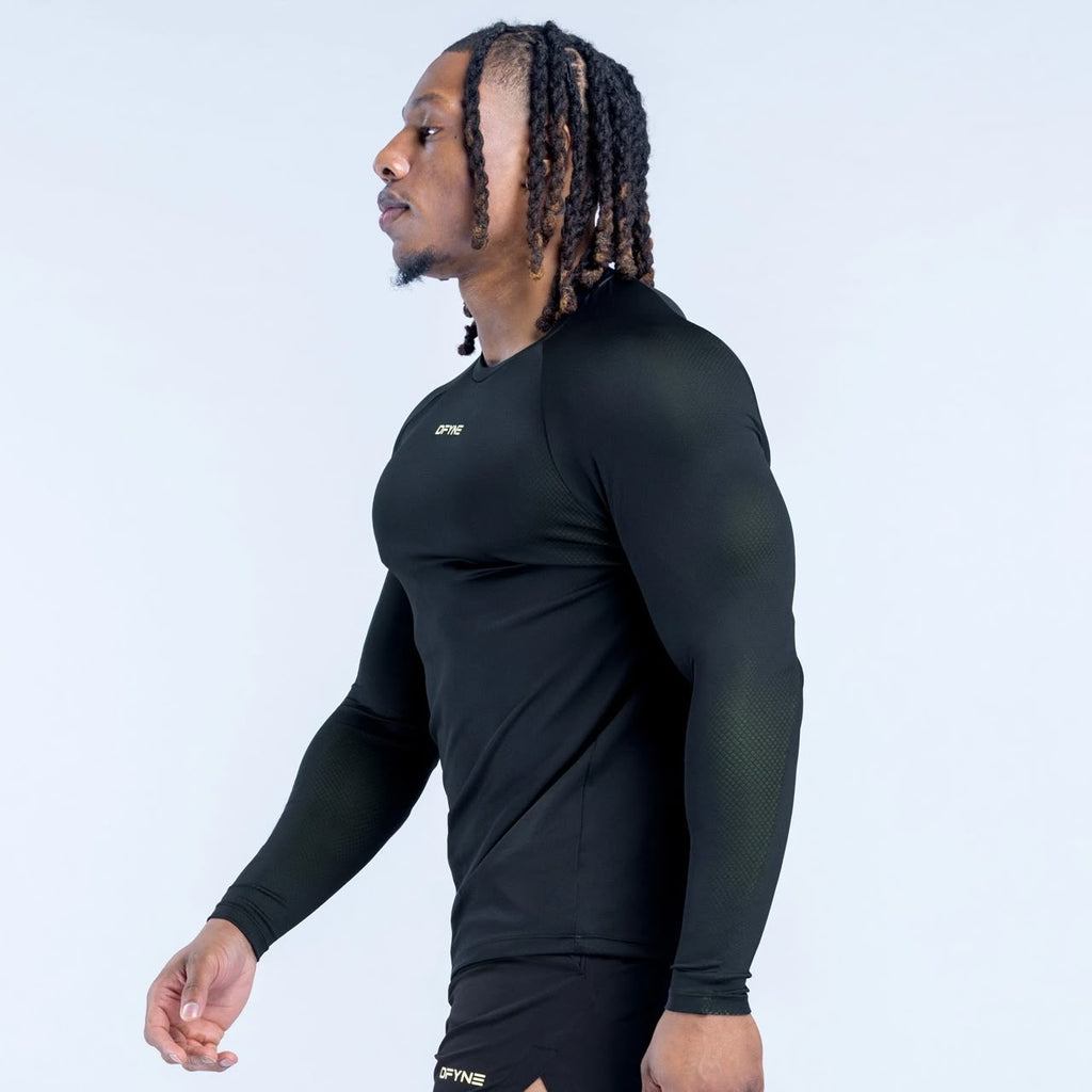 DFYNE Unbound Long Sleeve Training T-Shirt Black