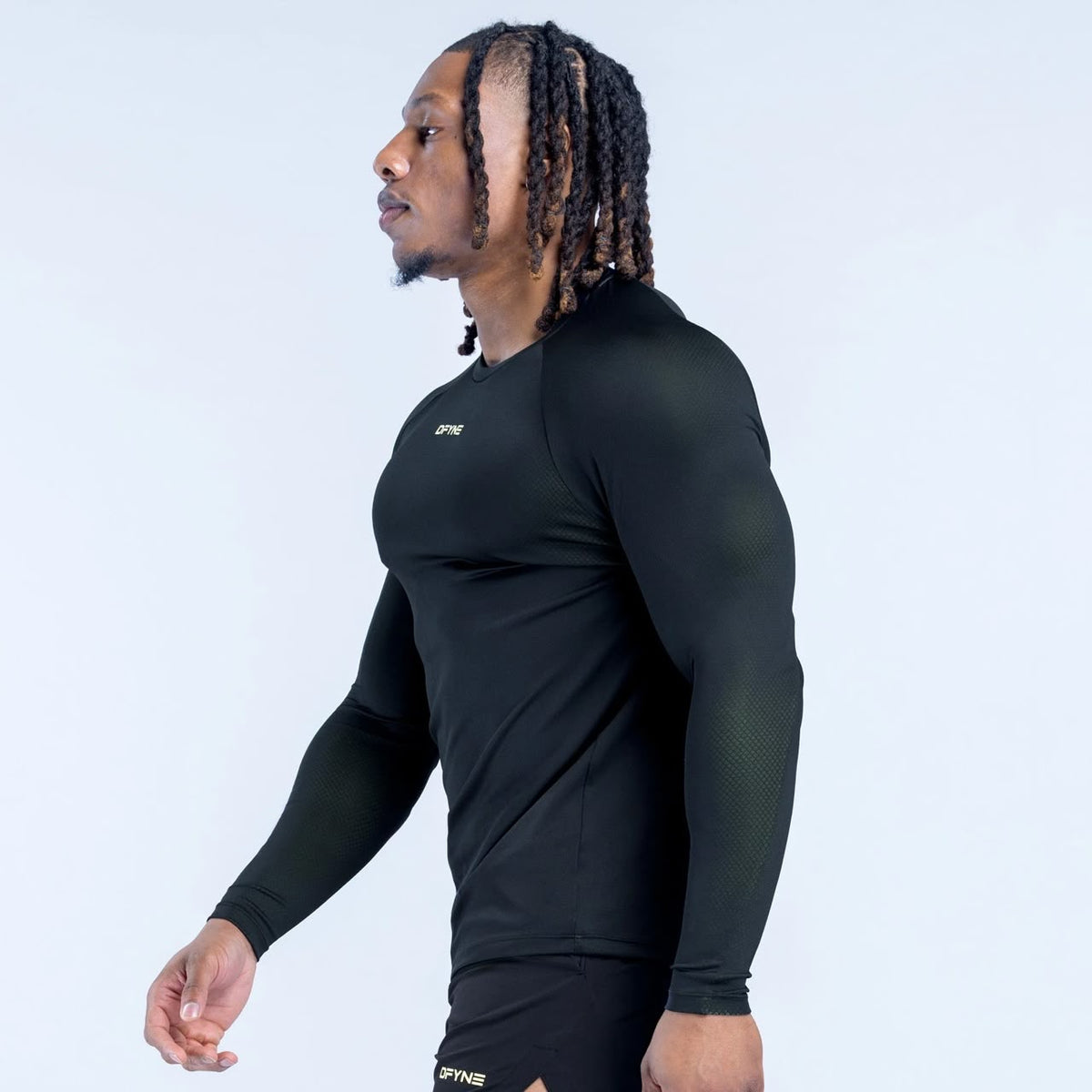 DFYNE Unbound Long Sleeve Training T-Shirt Black
