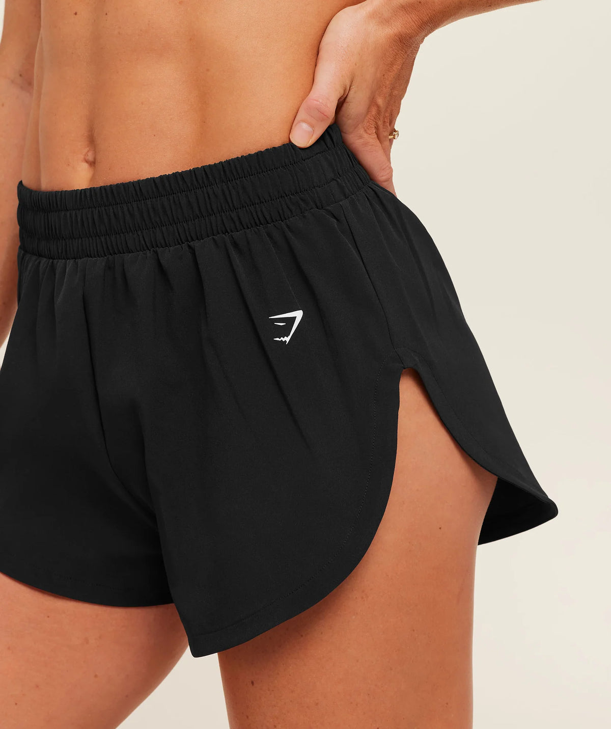 Gymshark Relay High Leg Shorts Black