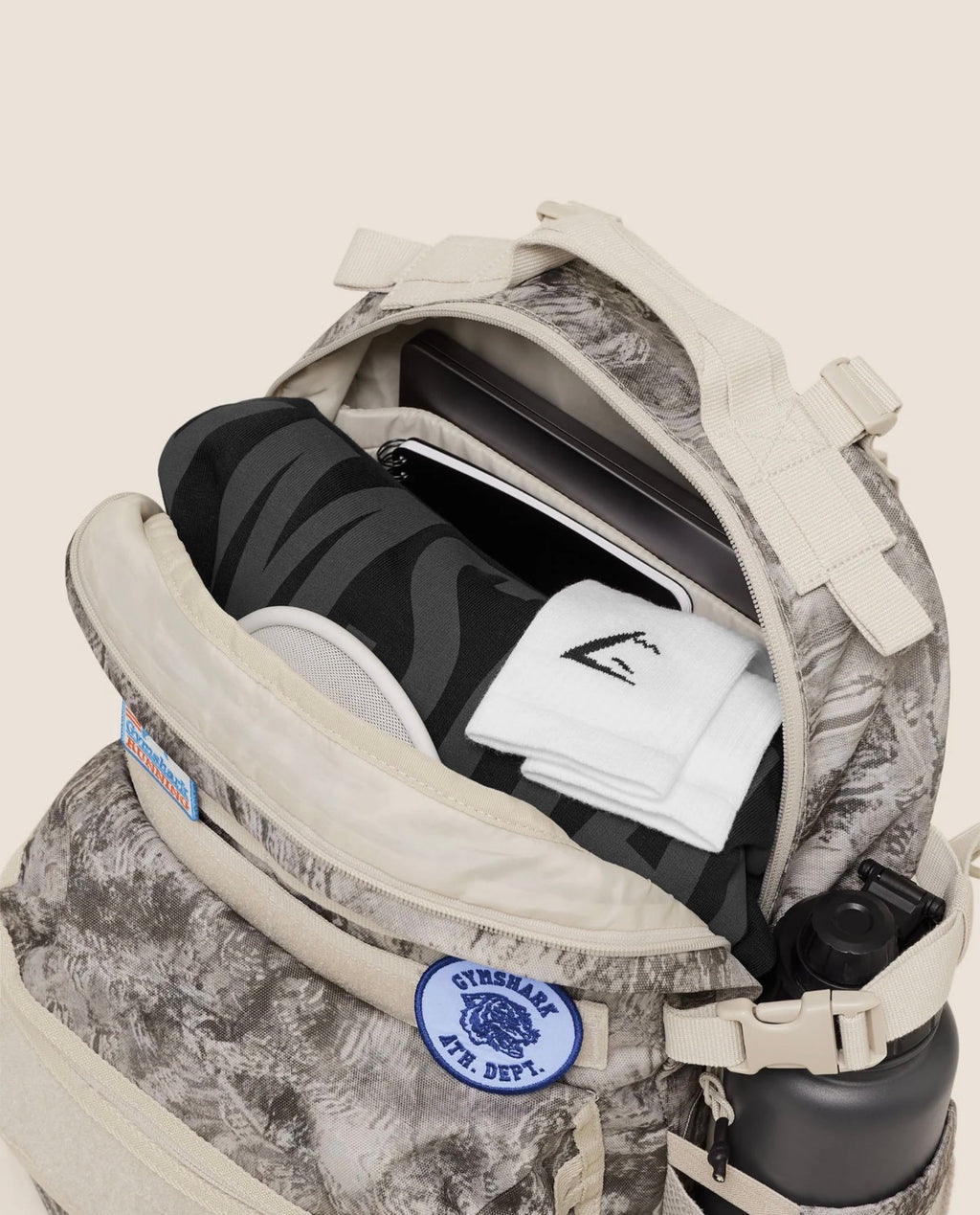Gymshark Tactical Slouch Backpack - Pebble Grey