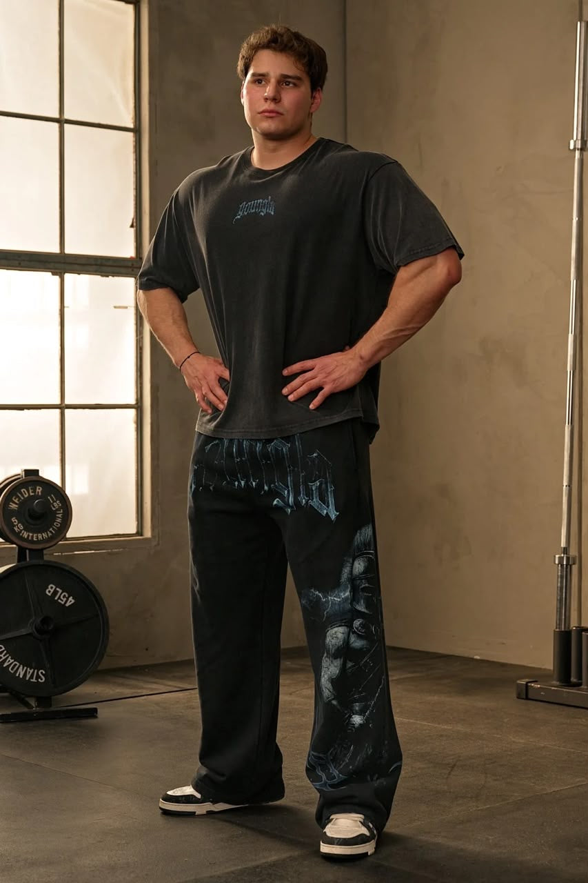 YLA × Axel - Spartan Sweats Black/Blue