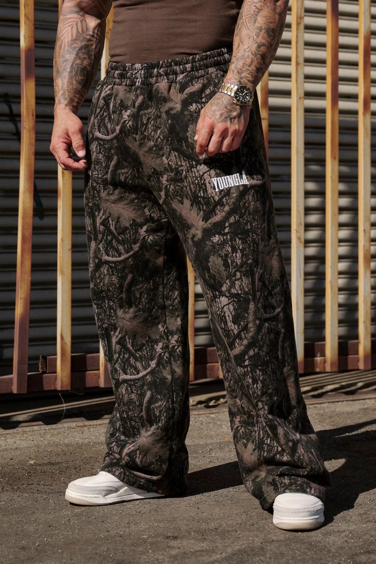 Tree Camo Baggy Sweats Dark Tree Camo
