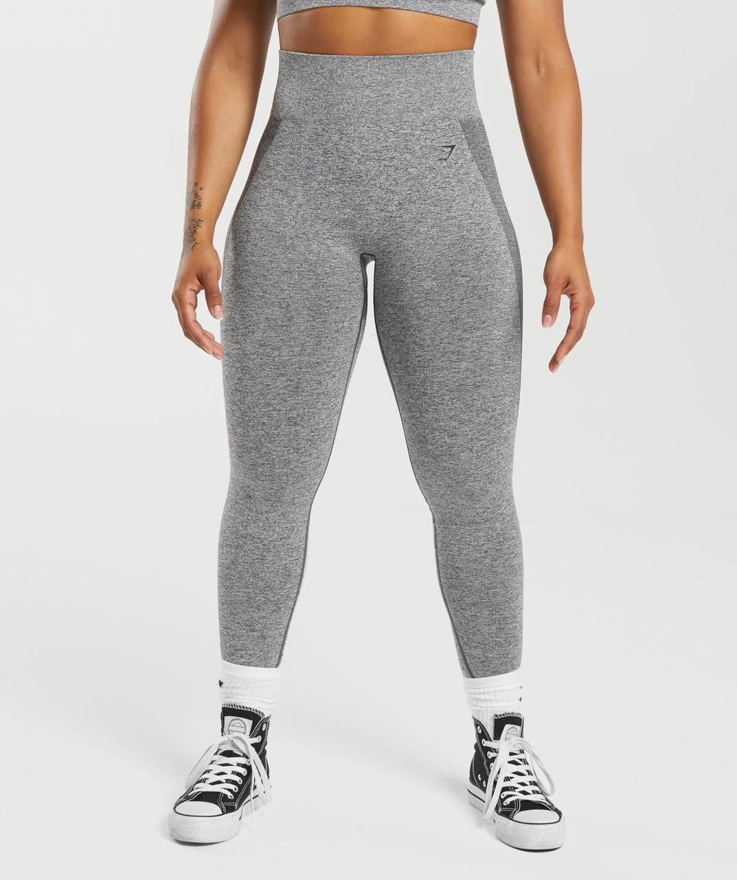 Gymshark Flex High Waisted Leggings Charcoal Grey Marl