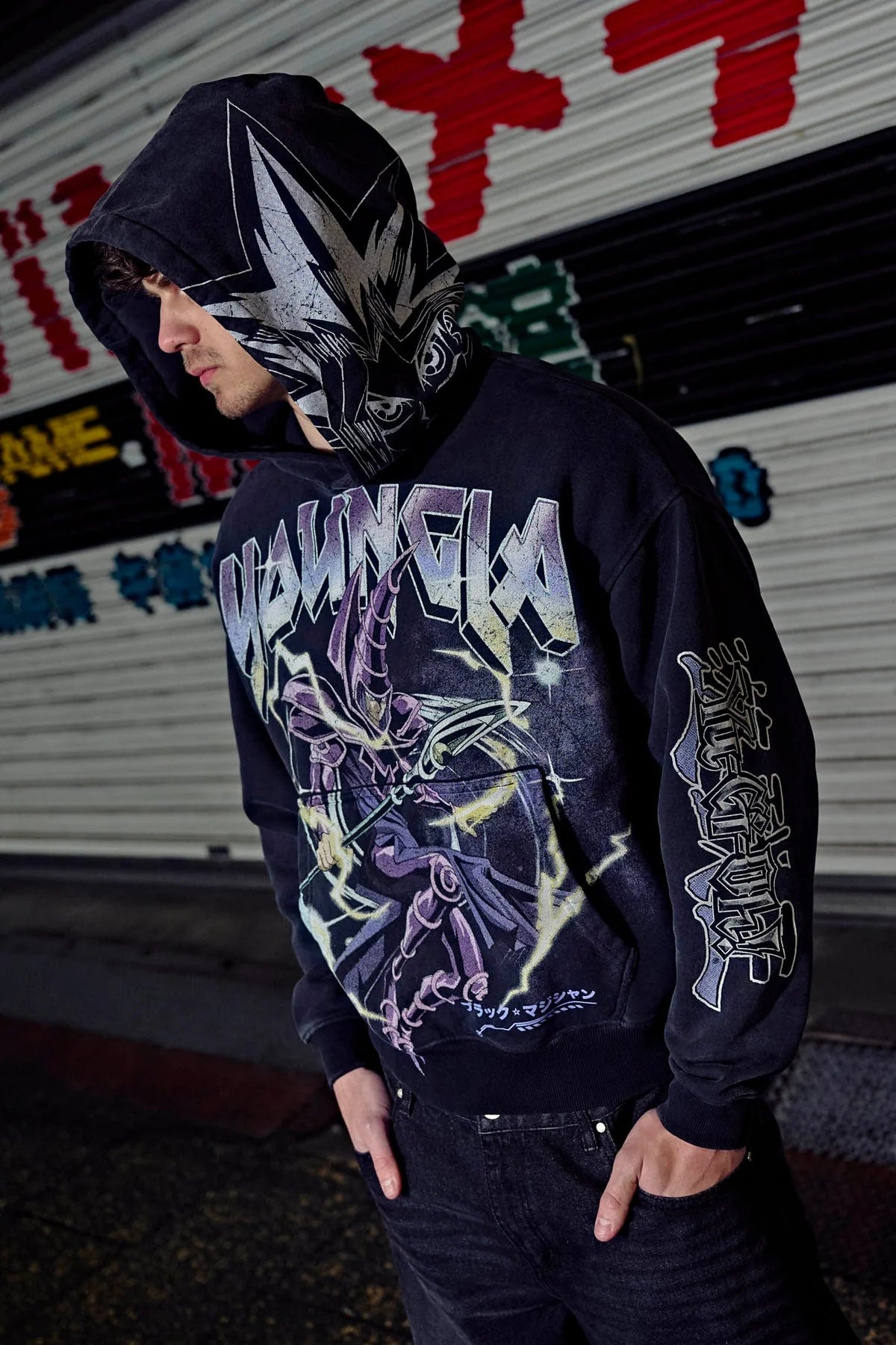 Young LA Yu-Gi-Oh! Hoodie “Dark Magician”