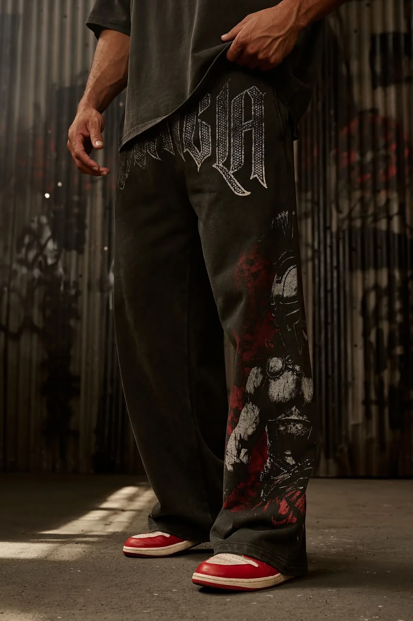 YLA × Axel - Spartan Sweats Black/Red