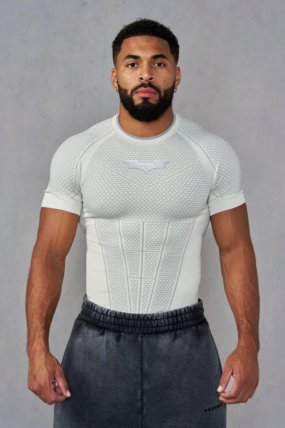 YoungLA Batman Compression tee white