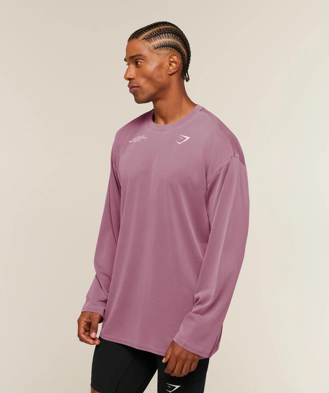 Gymshark Conditioning Club Washed Long Sleeve T-Shirt Strength Pink