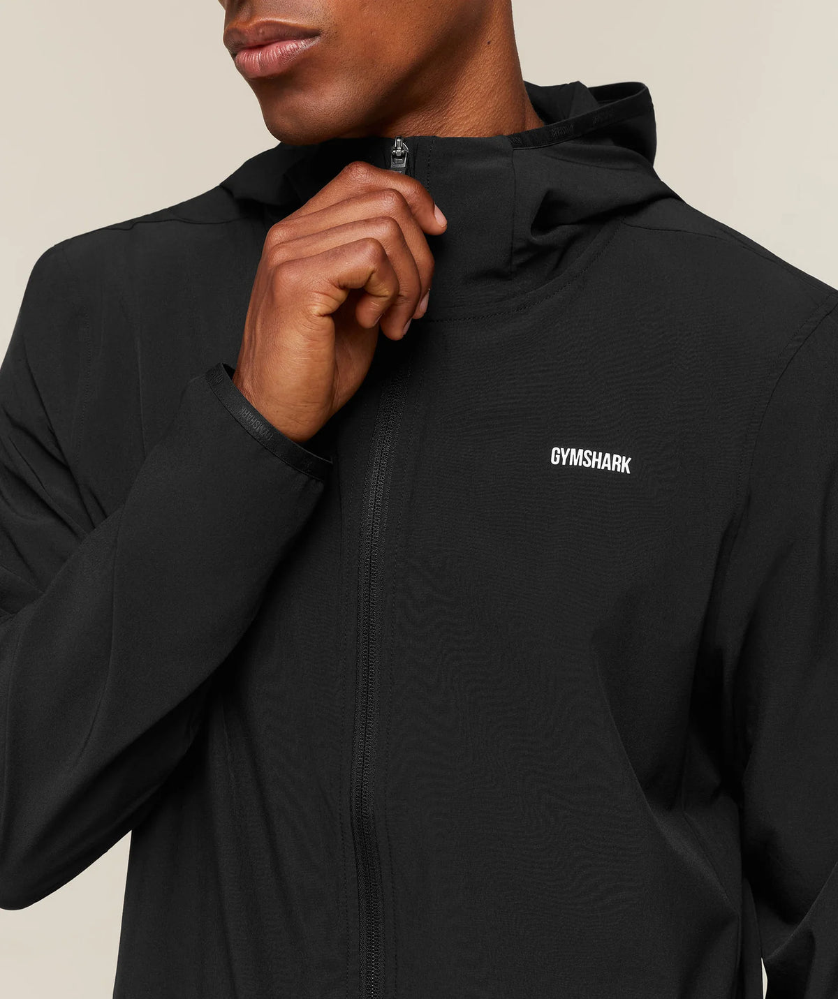 Gymshark Train Hooded Track Jacket Black