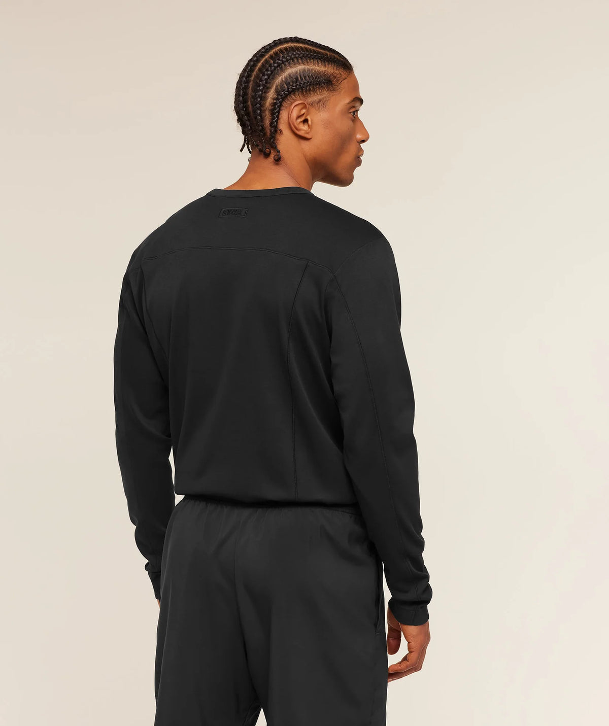Gymshark Off Duty Long Sleeve T-Shirt Black