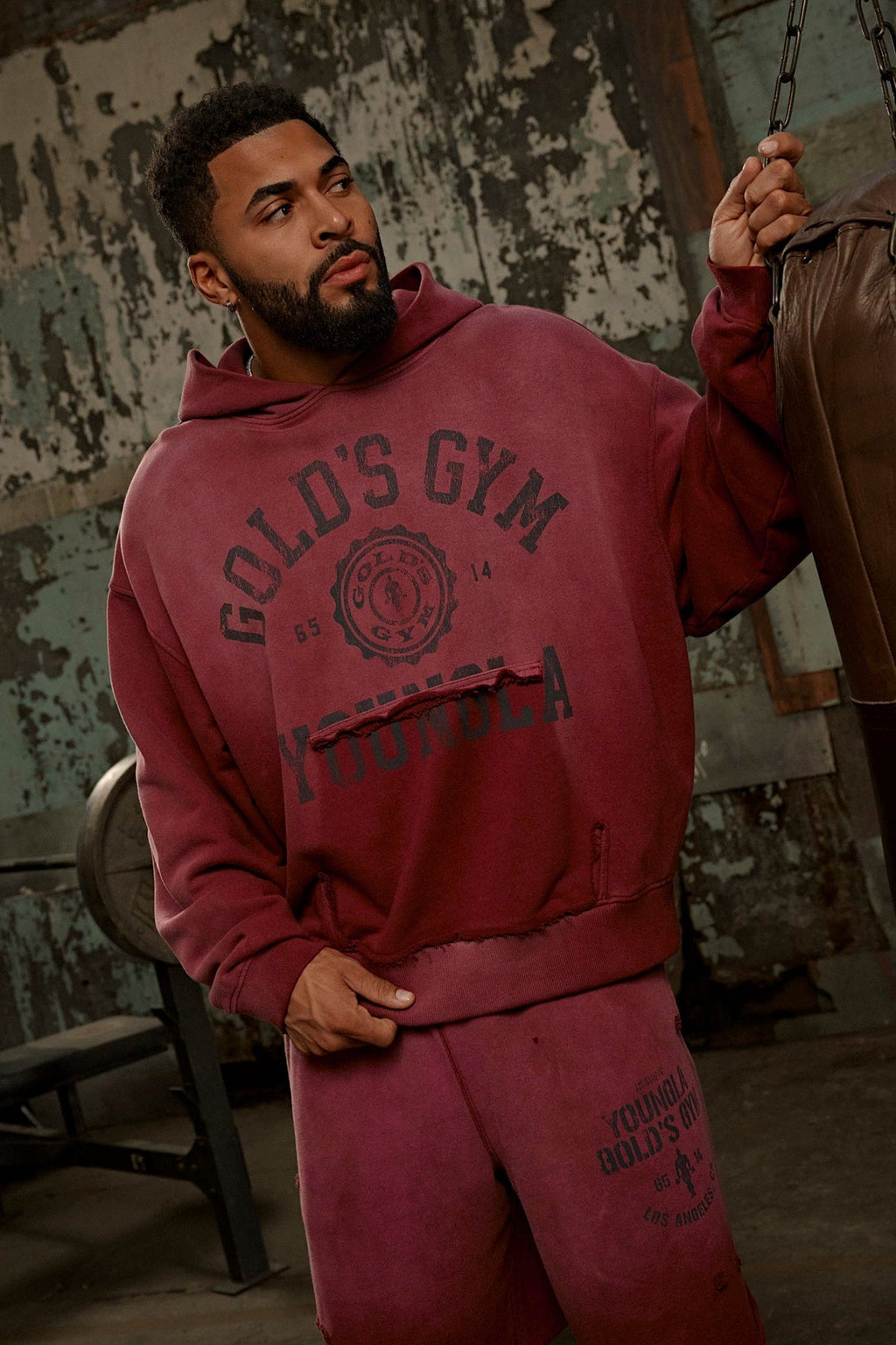 GOLD'S IRON LEGACY CREST HOODIES