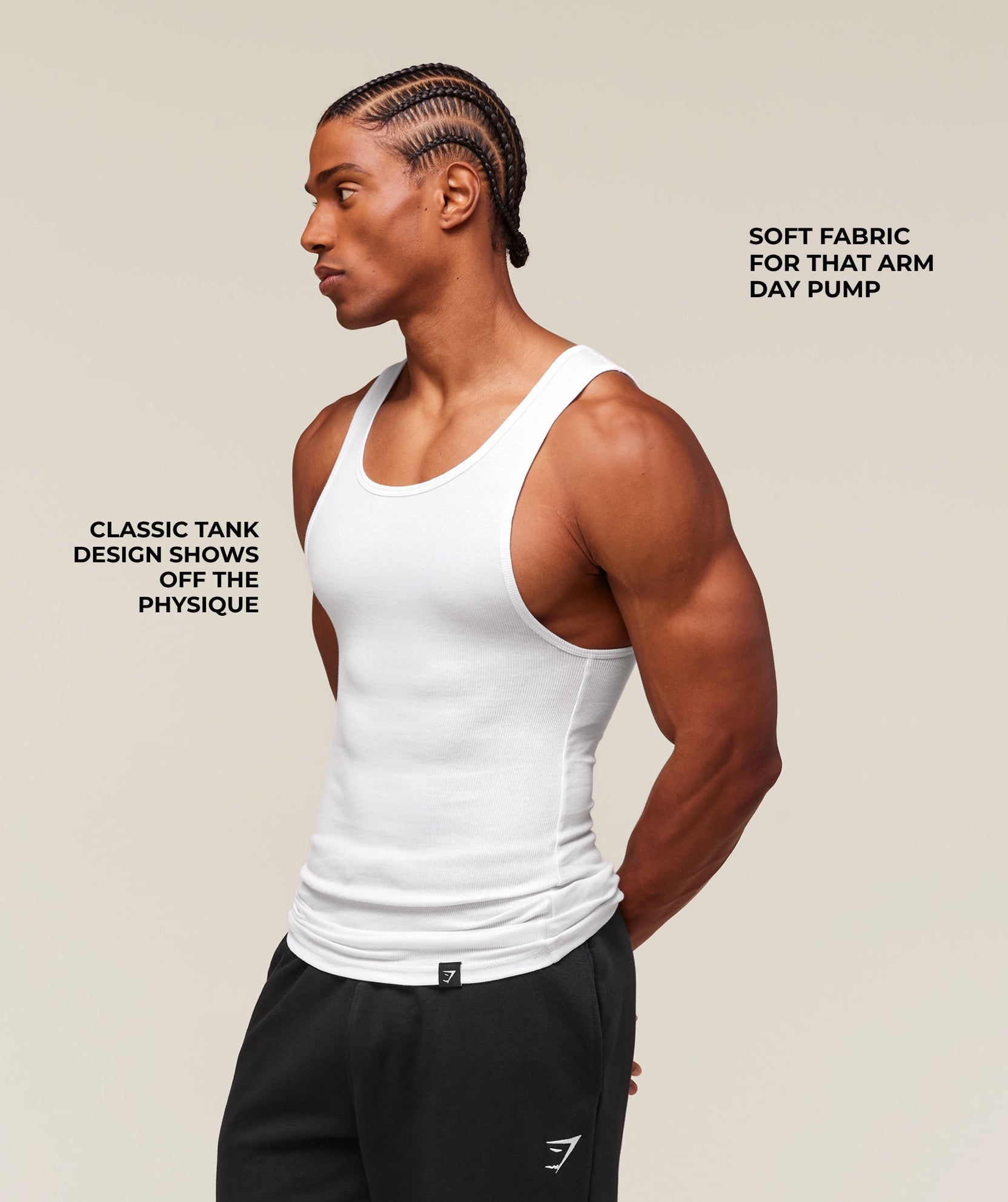 Gymshark Ribbed Tank 1pk