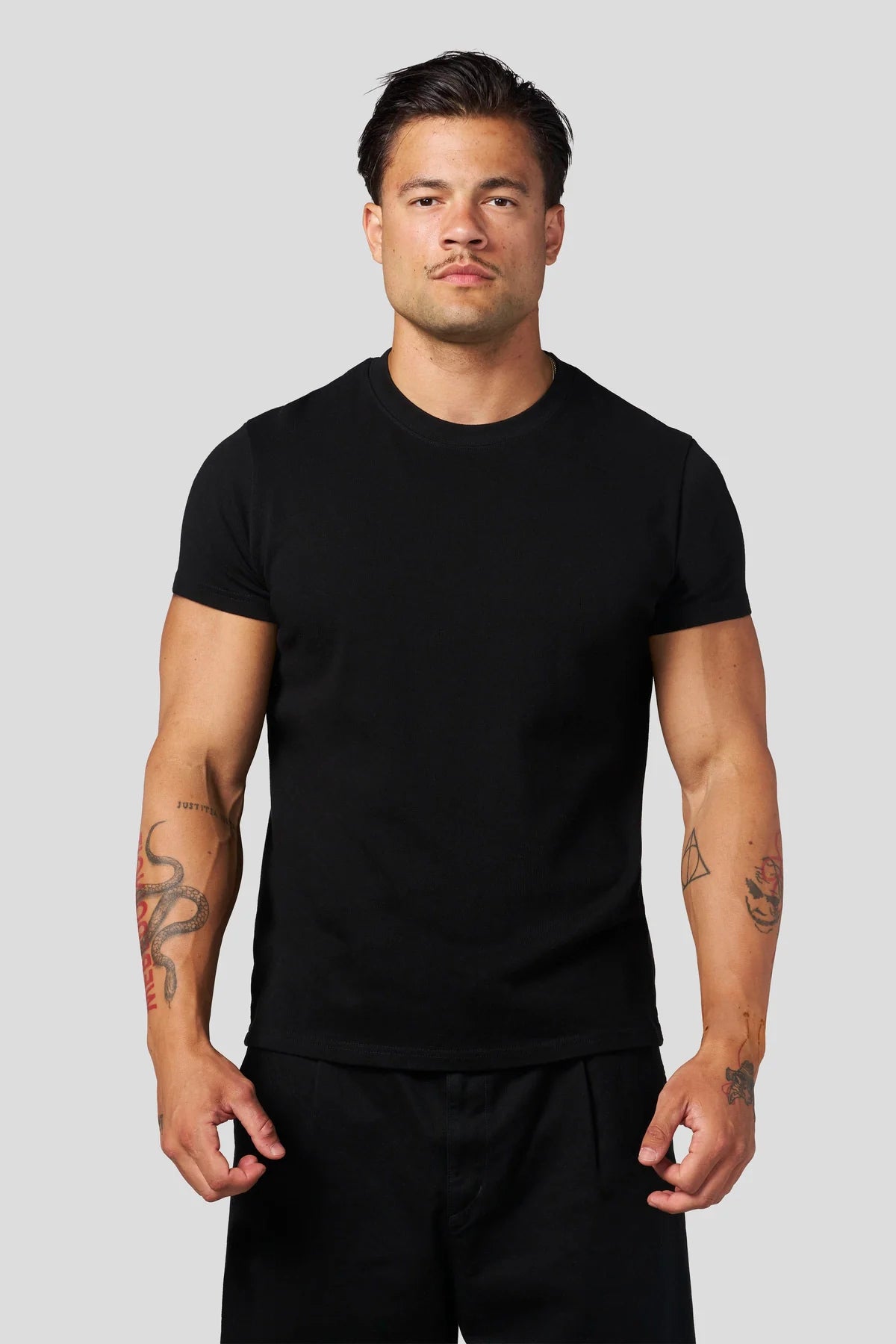 YoungLA Muscle Tees Black