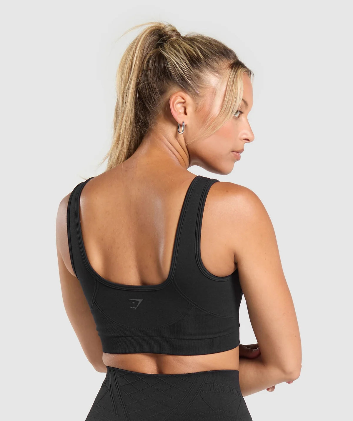 Gymshark Corset Seamless Sports Bra Black