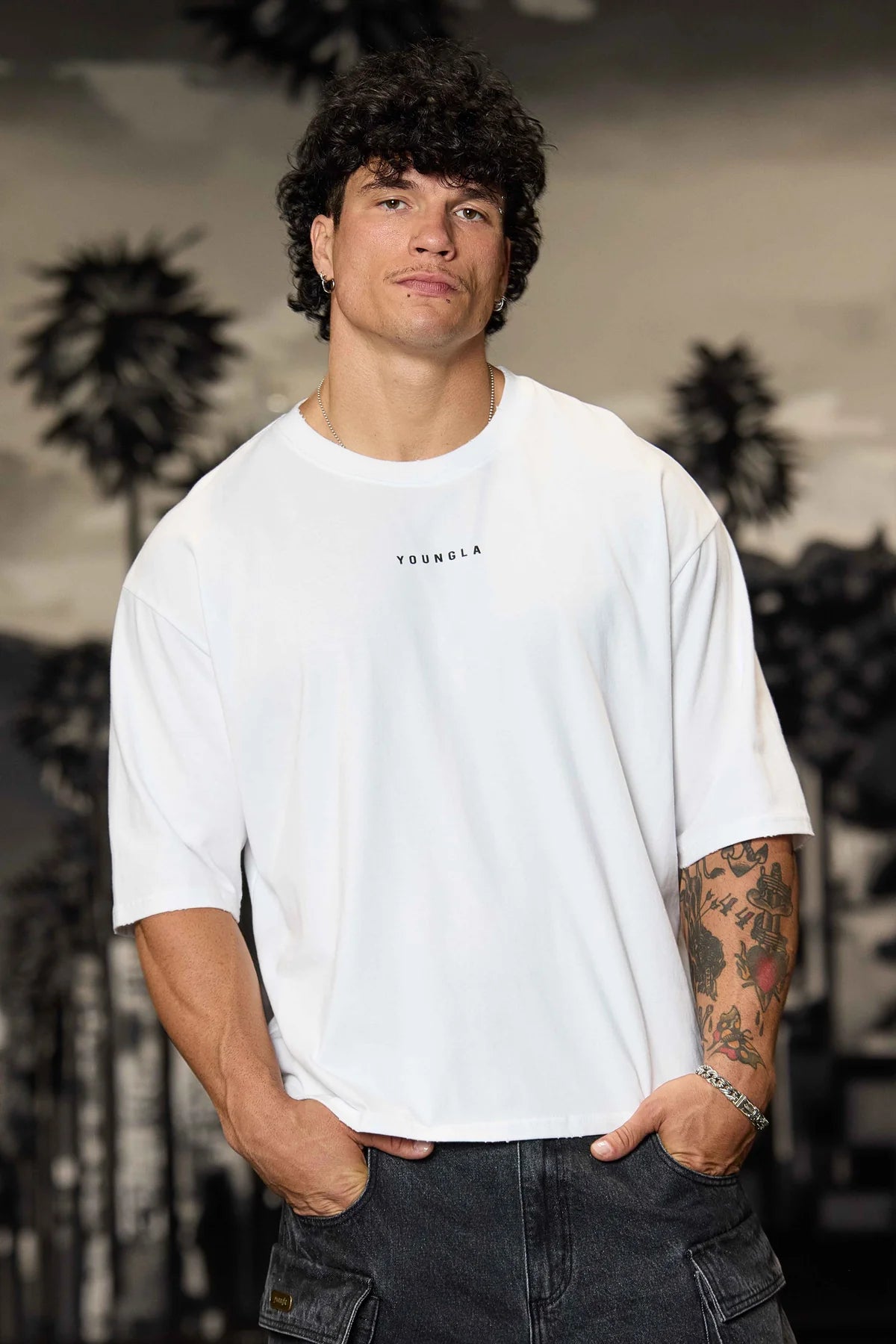 YoungLA Chaos Tee White