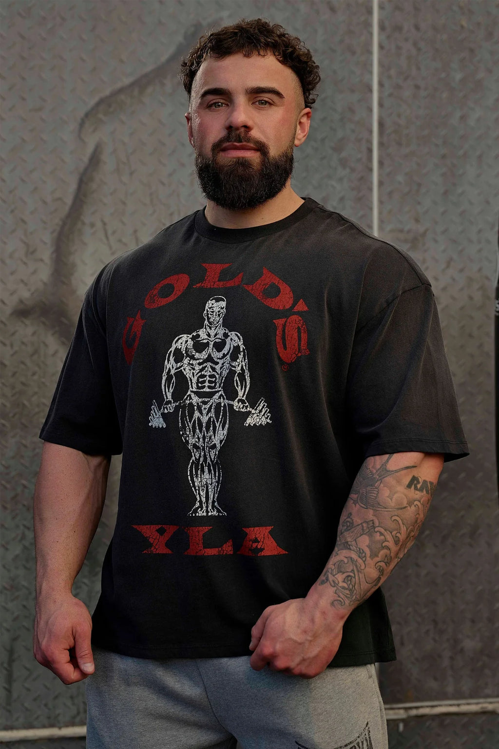 YoungLA Gold's Iron Legacy HUGE Tees Black