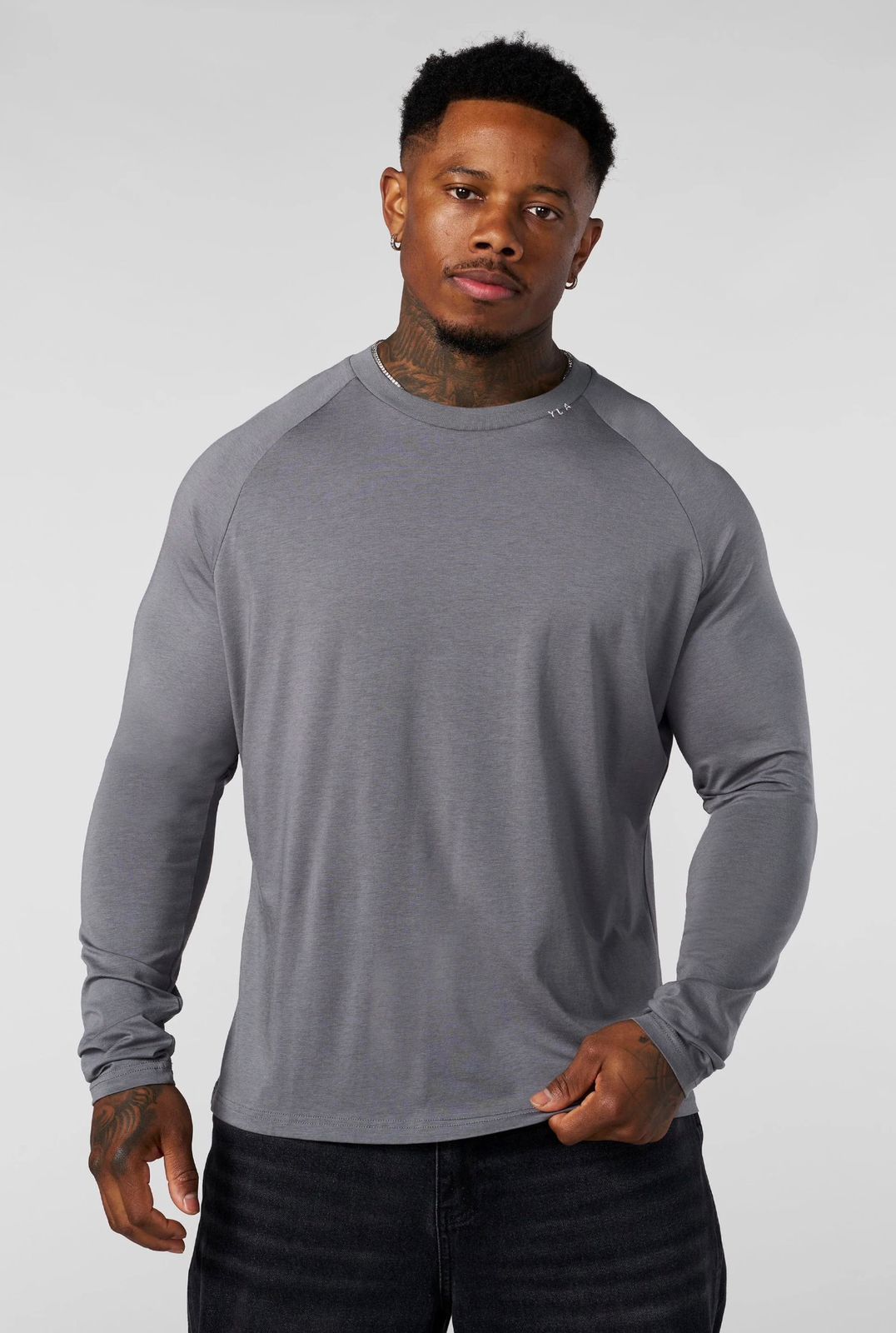 AeroTech Longsleeves - Grey / Large de hombre