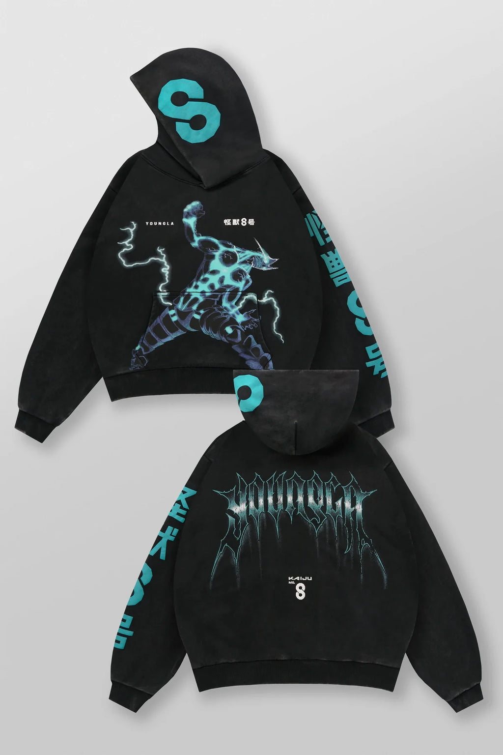YoungLA Kaiju No.8 Graphic Hoodie Kaiju Armour