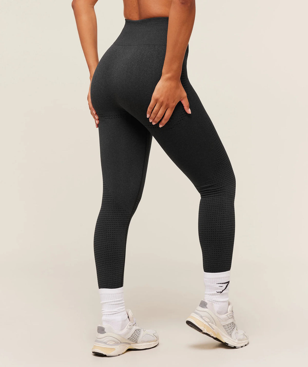 Gymshark Vital Regular Leggings Black Marl