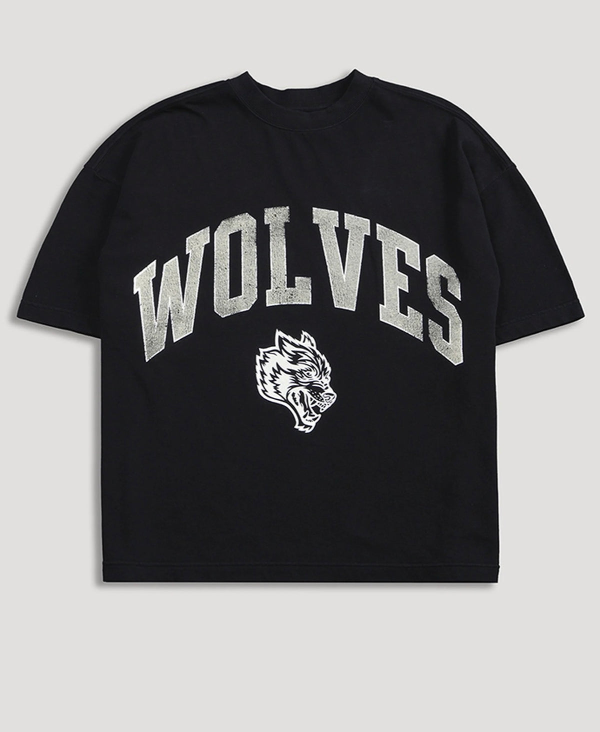 Active Wolves Raw Cut Boxy Oversized T-Shirt