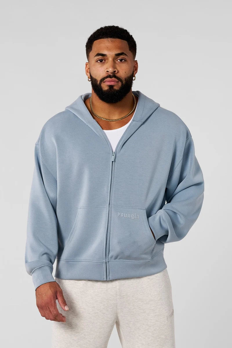 YoungLA Soft AF Zip-up Sky Blue