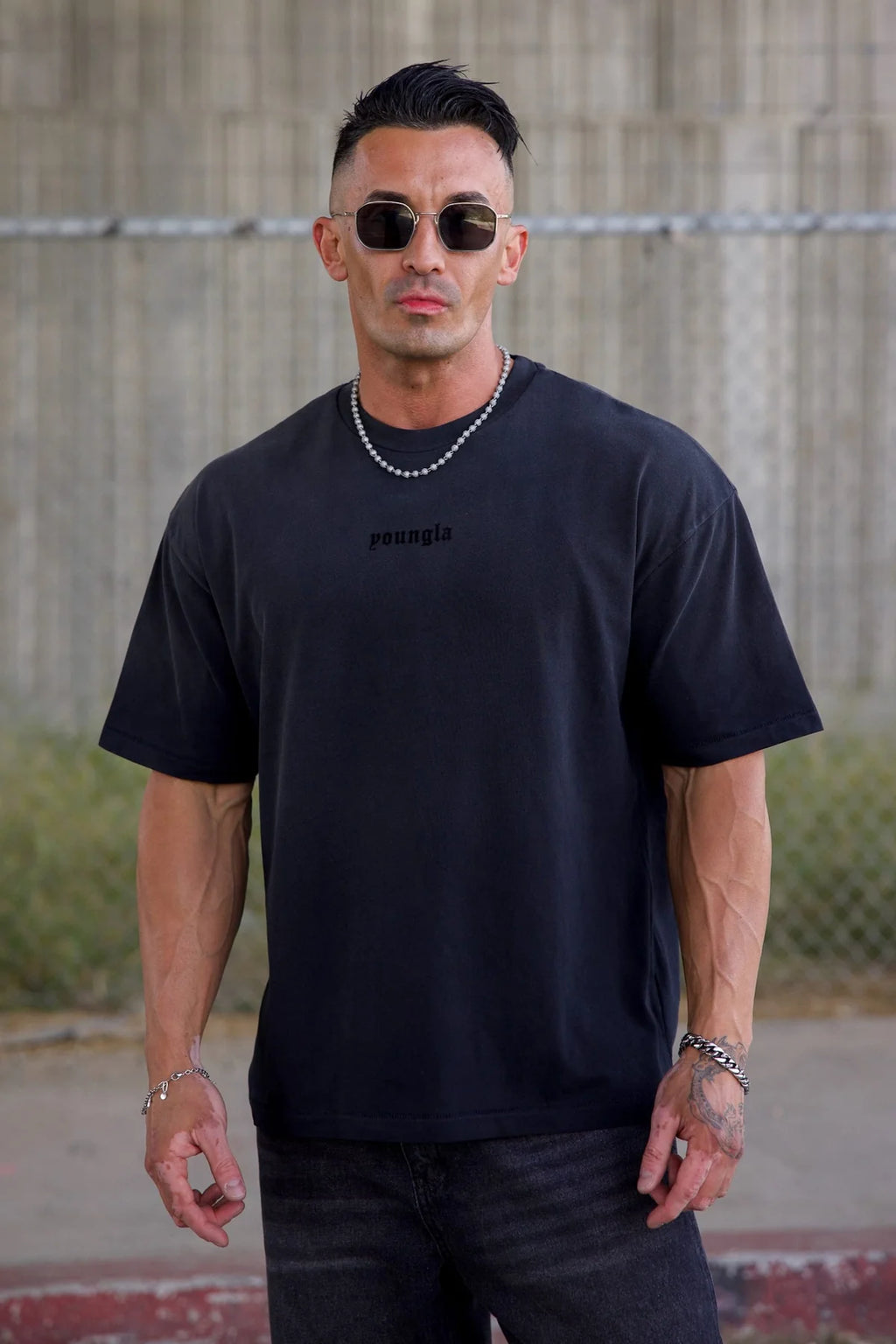 YoungLA Summer Soft Tee Black Wash