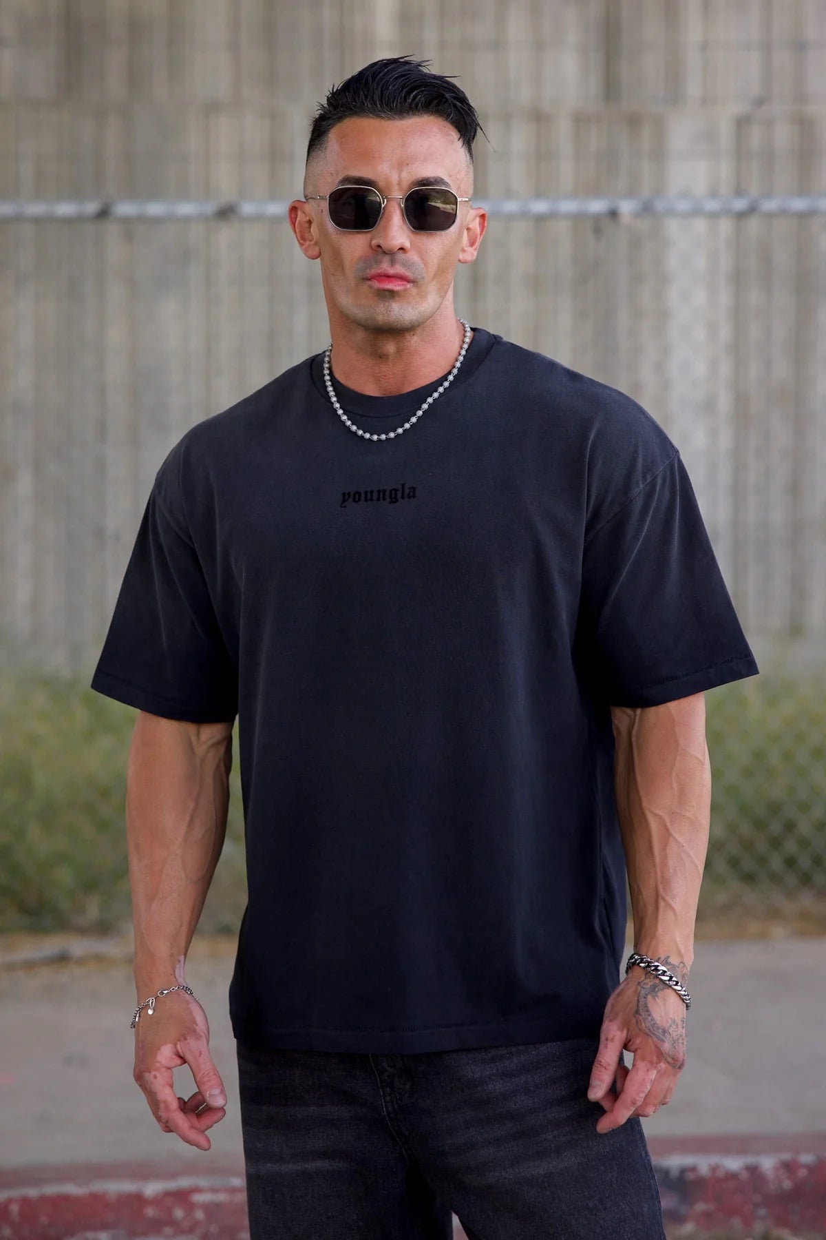 YoungLA Summer Soft Tee Black Wash