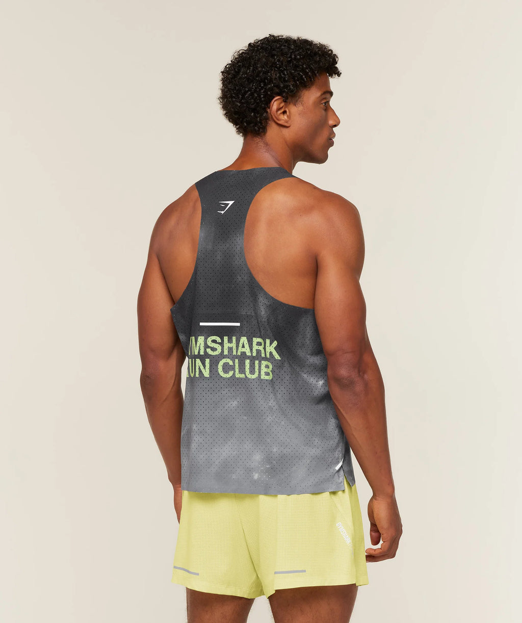 Gymshark x Frazetta x Run Club Tank Grey
