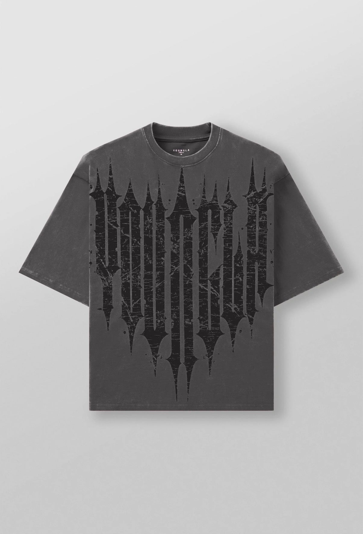 YoungLA revenge tee grey wash