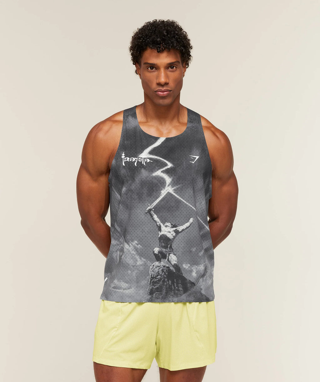 Gymshark x Frazetta x Run Club Tank Grey