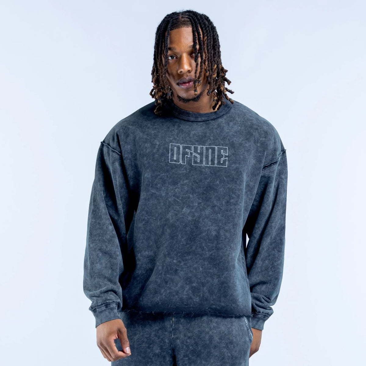DFYNE Recharge Washed Sweatshirt Blue Wash