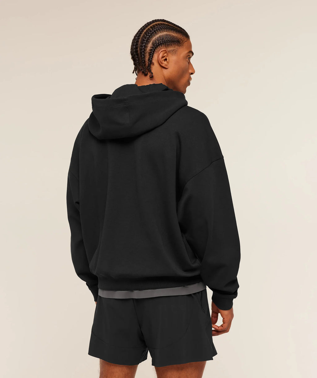Gymshark Lightweight Zip Through Hoodie Black