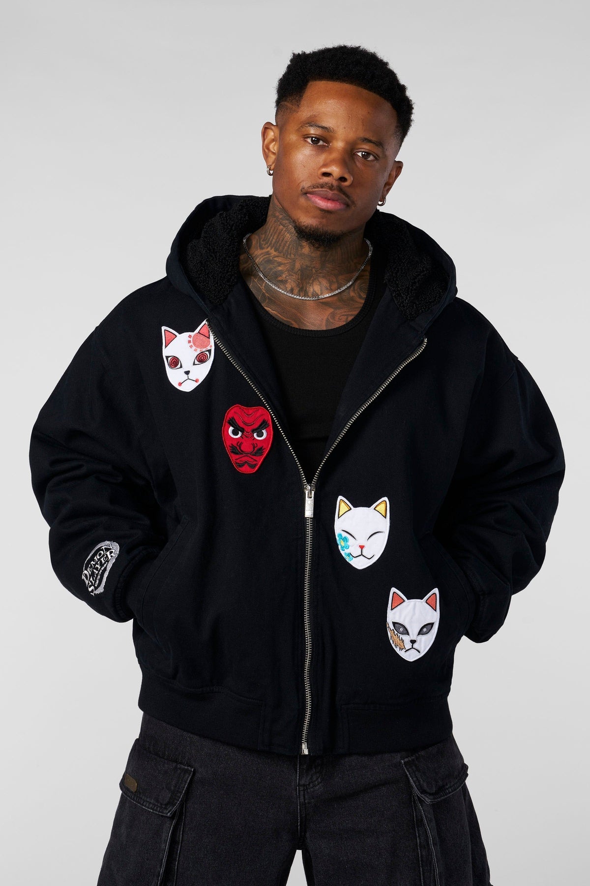 YoungLA Demon Slayer Jackets Warding Masks