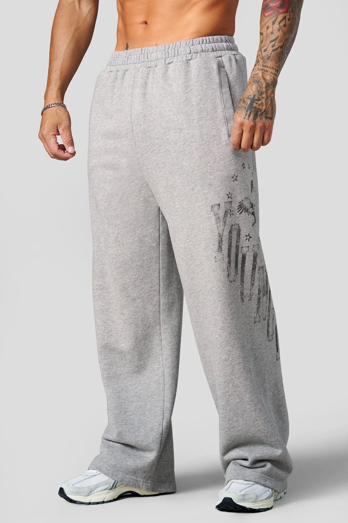 YoungLA Golden Era Sweats Heather Grey