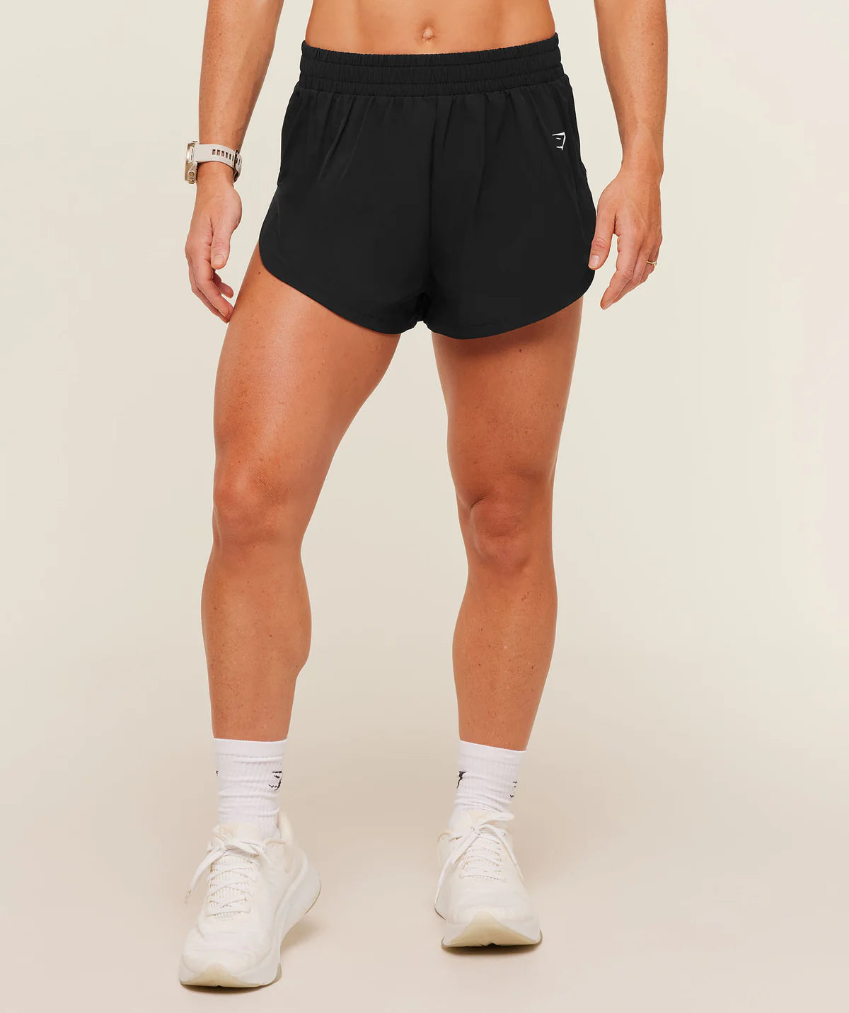 Gymshark Interval High Leg Shorts Black