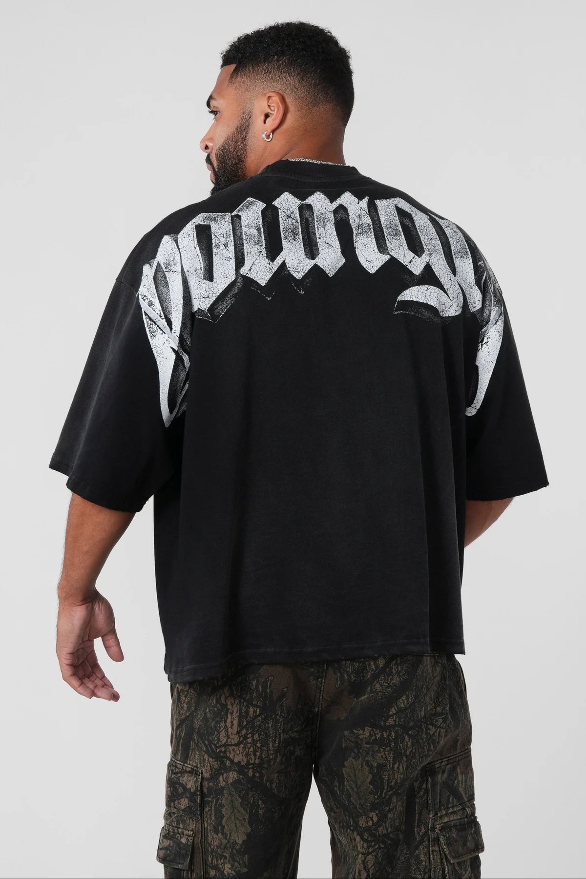 YoungLA Huge Tees Black Wash