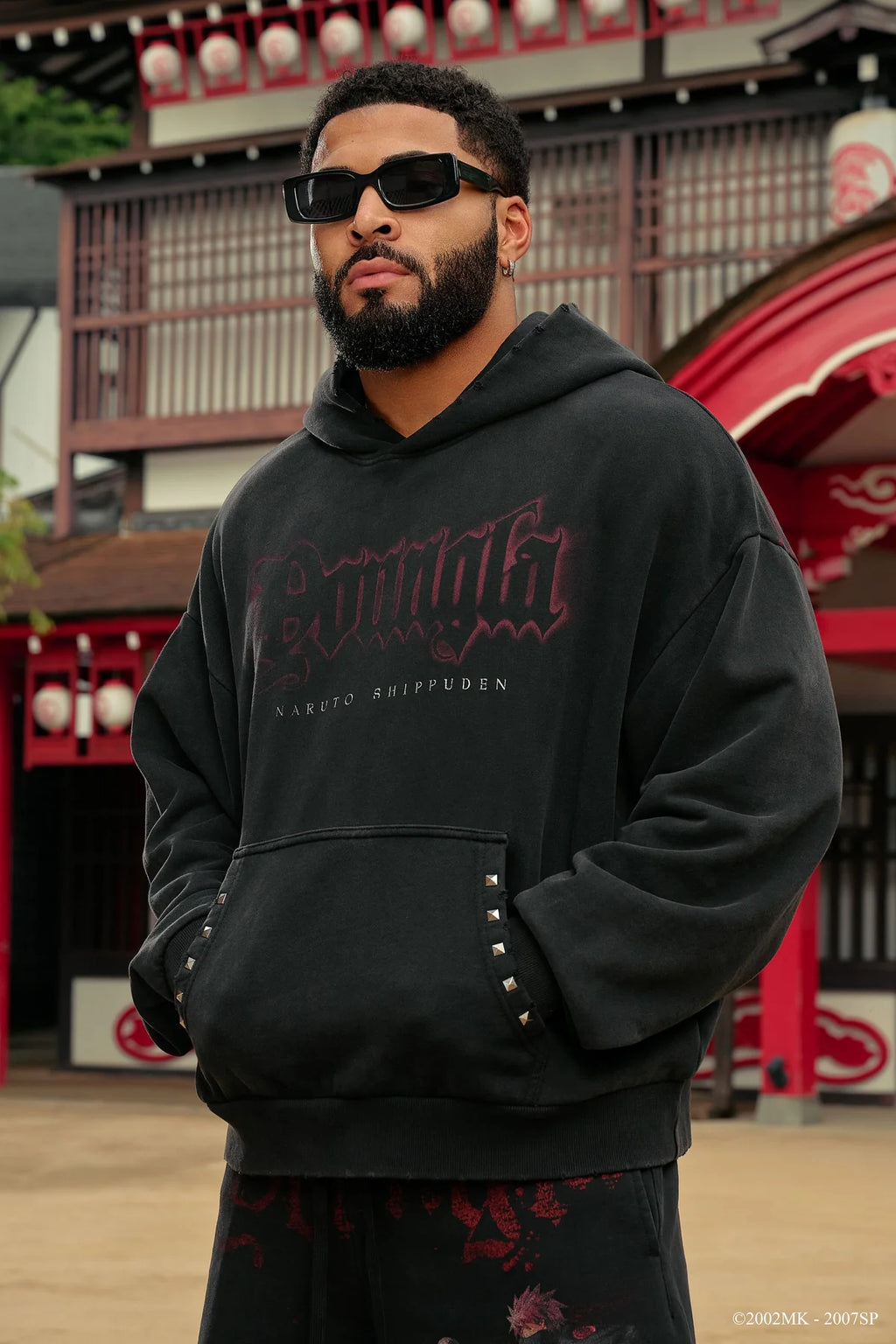 Young LA Naruto Stud Artwork Hoodie “Kakuzu”