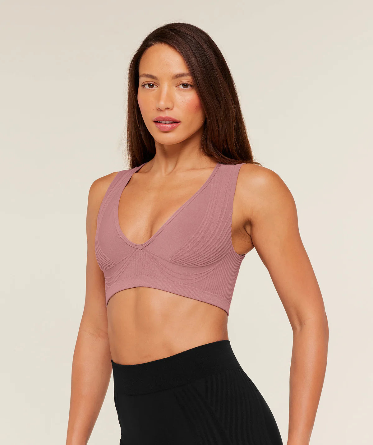 Gymshark Luxe Light Support Sports Bra Calm Pink