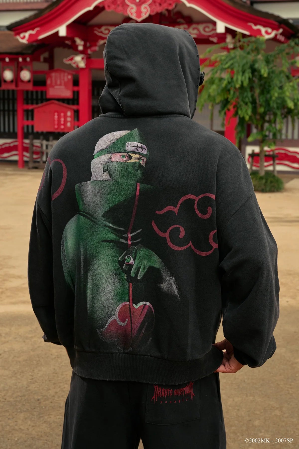 Young LA Naruto Stud Artwork Hoodie “Kakuzu”