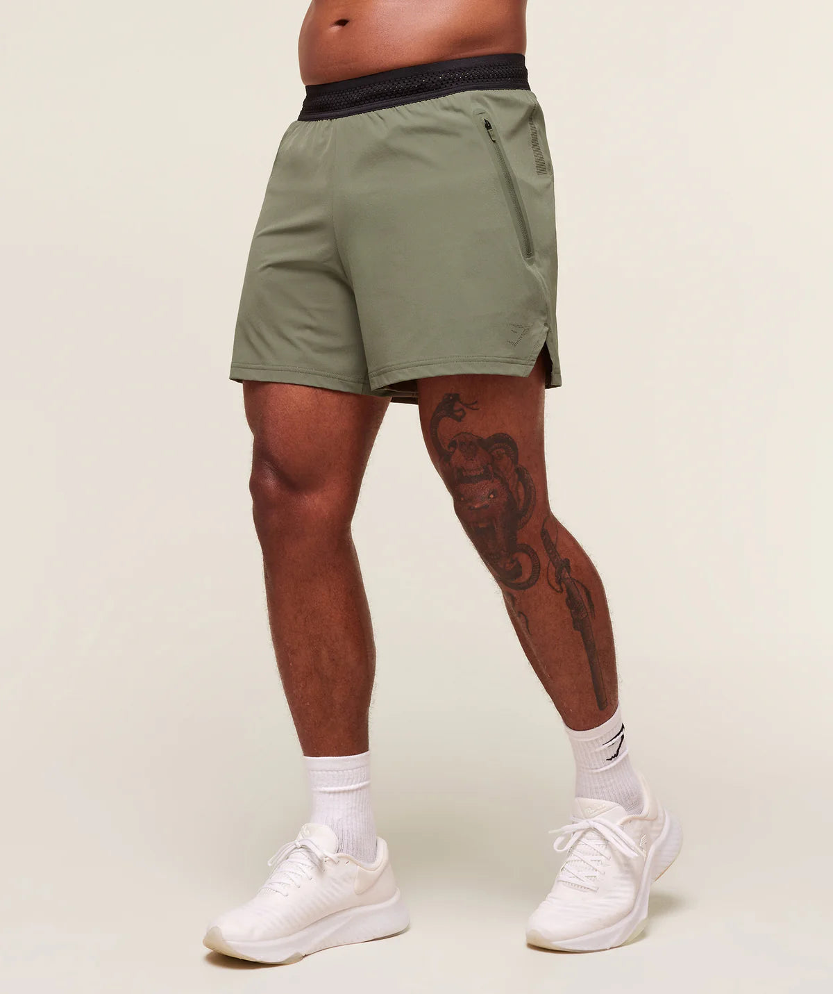 Gymshark Fit Elite 5” Shorts Base Green