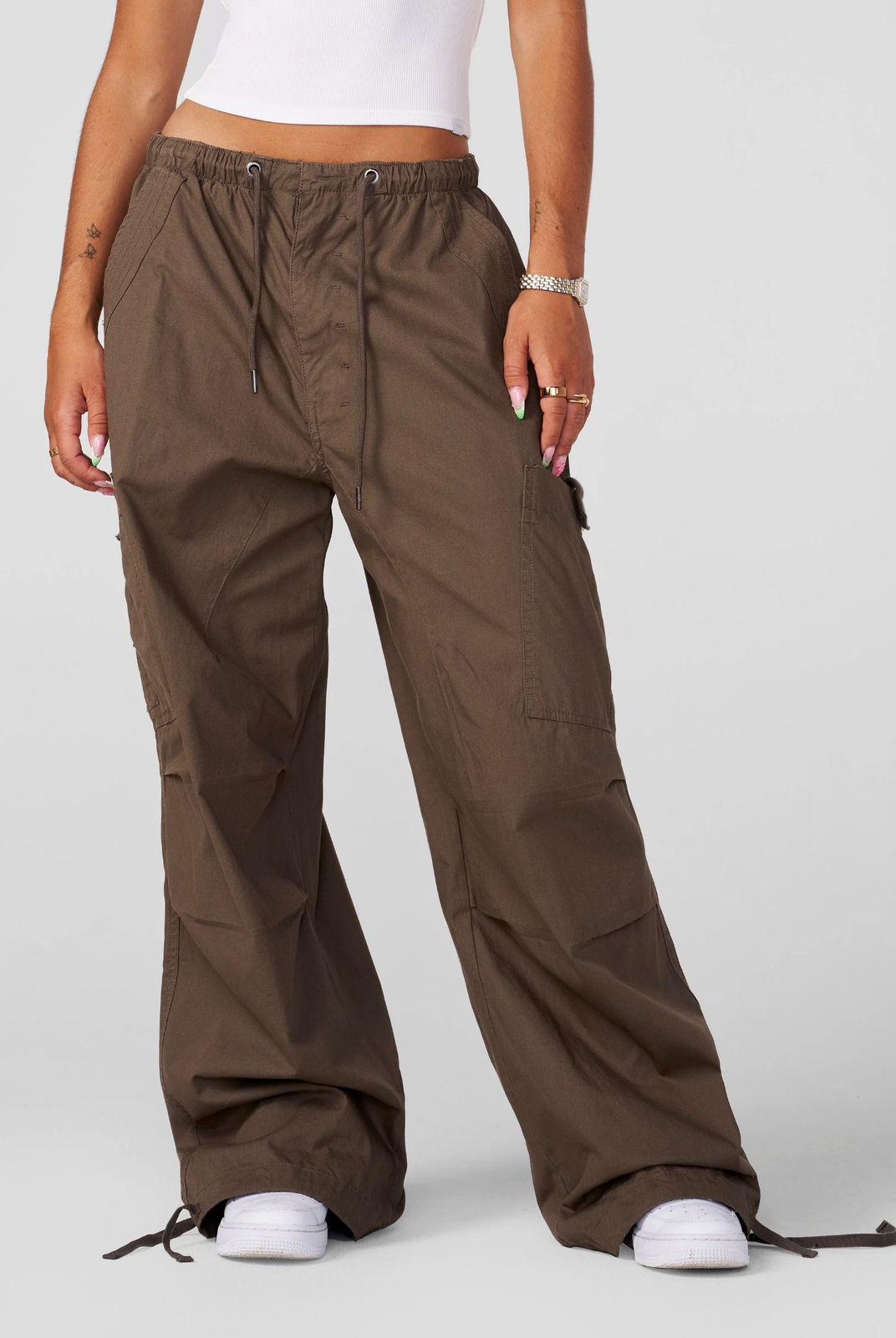 Off Duty Pants - Olive de mujer