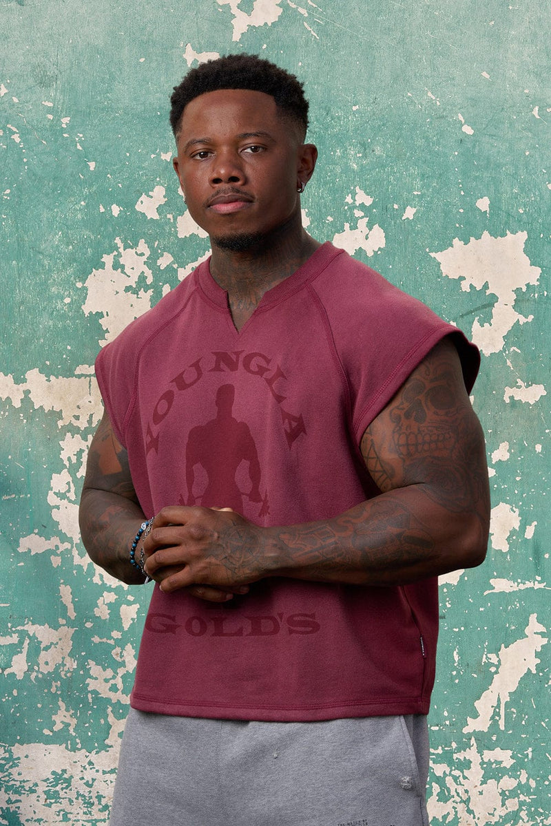 YoungLA GOLD'S IRON LEGACY SHADOW CUT-OFFS