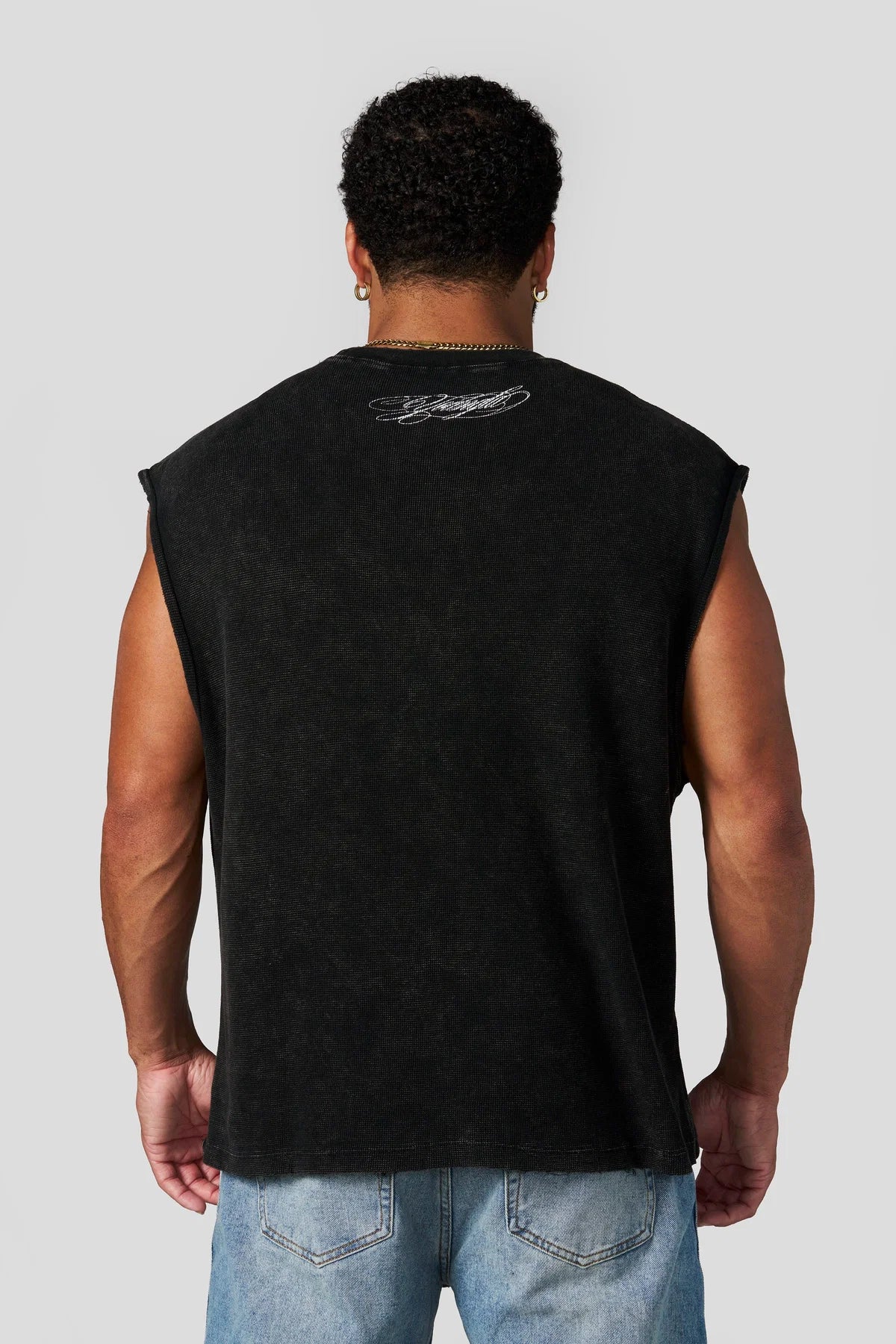 Young LA Fate Cutt Offs Black Wash