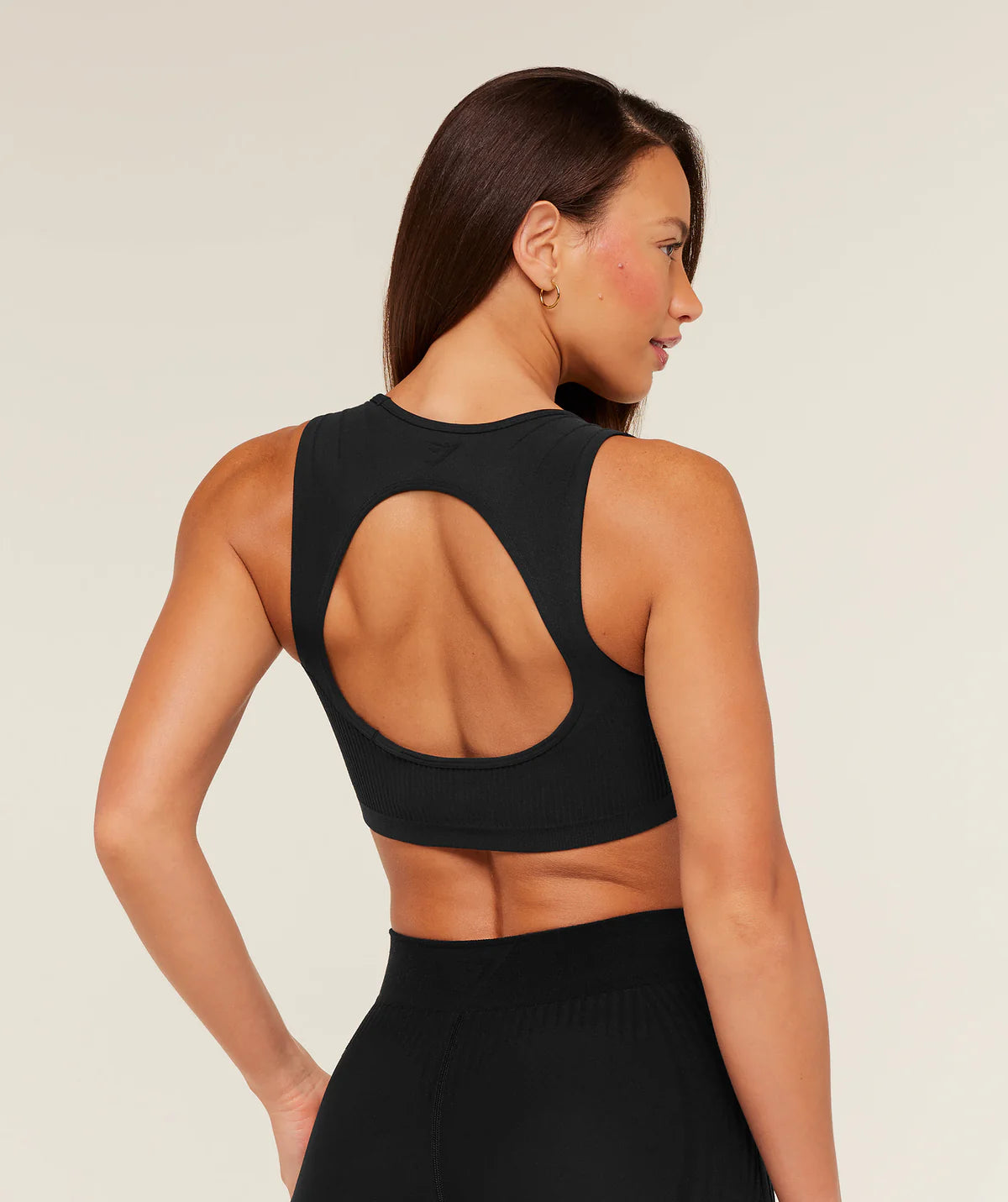 Gymshark Luxe Light Support Sports Bra GS Black