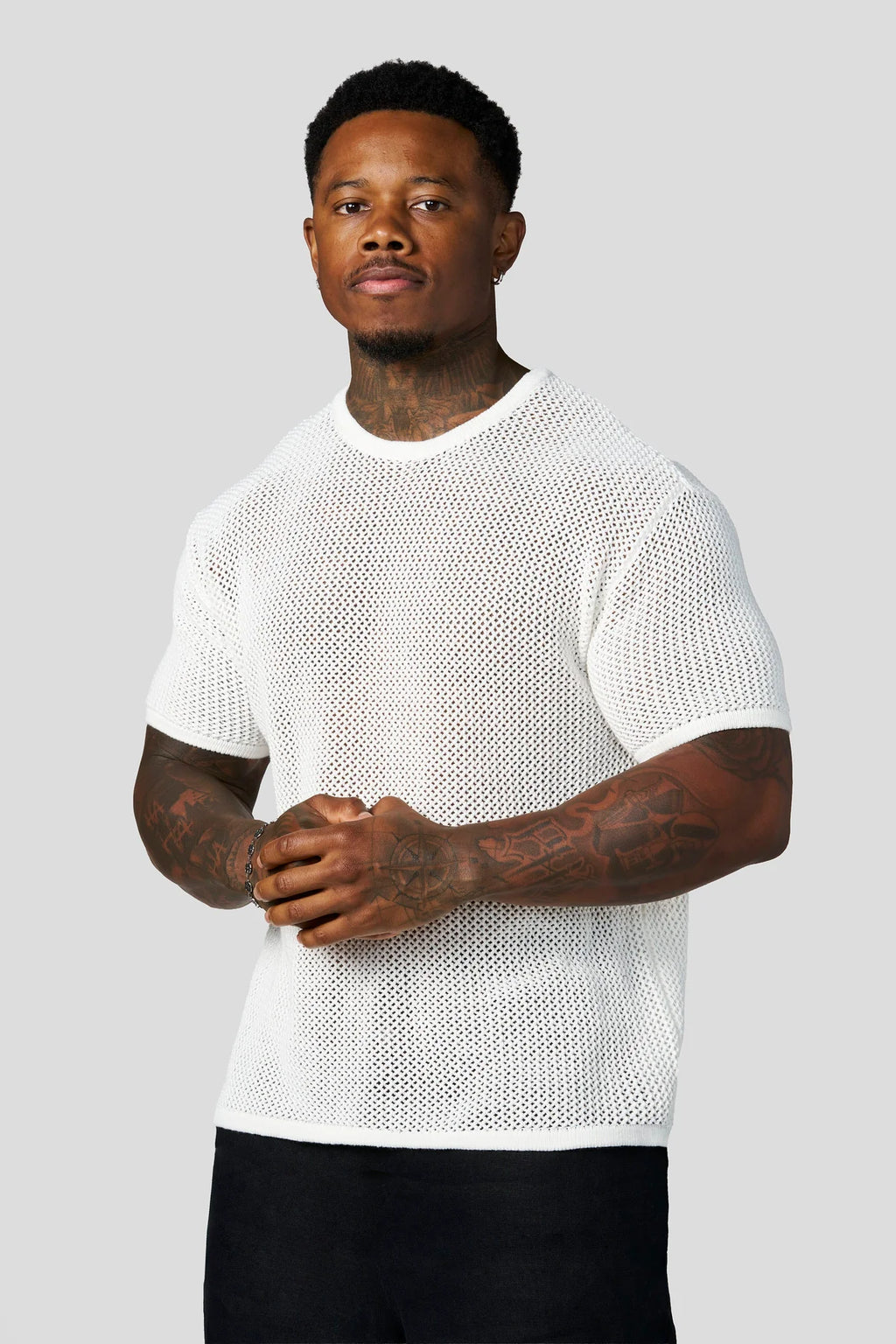 YoungLA Beach Club Knit Tee White